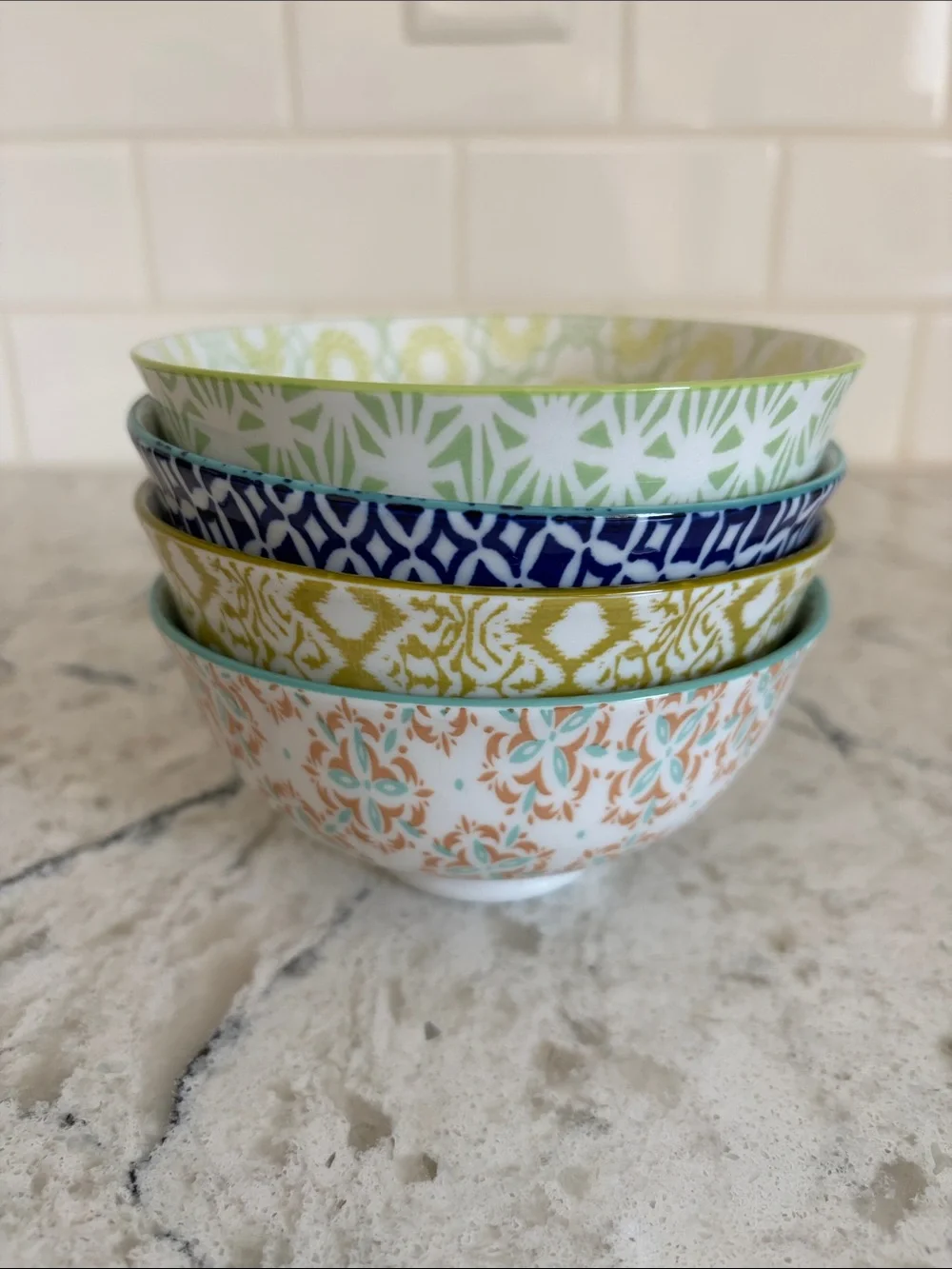 Set of 4 Boho Chic Bowls